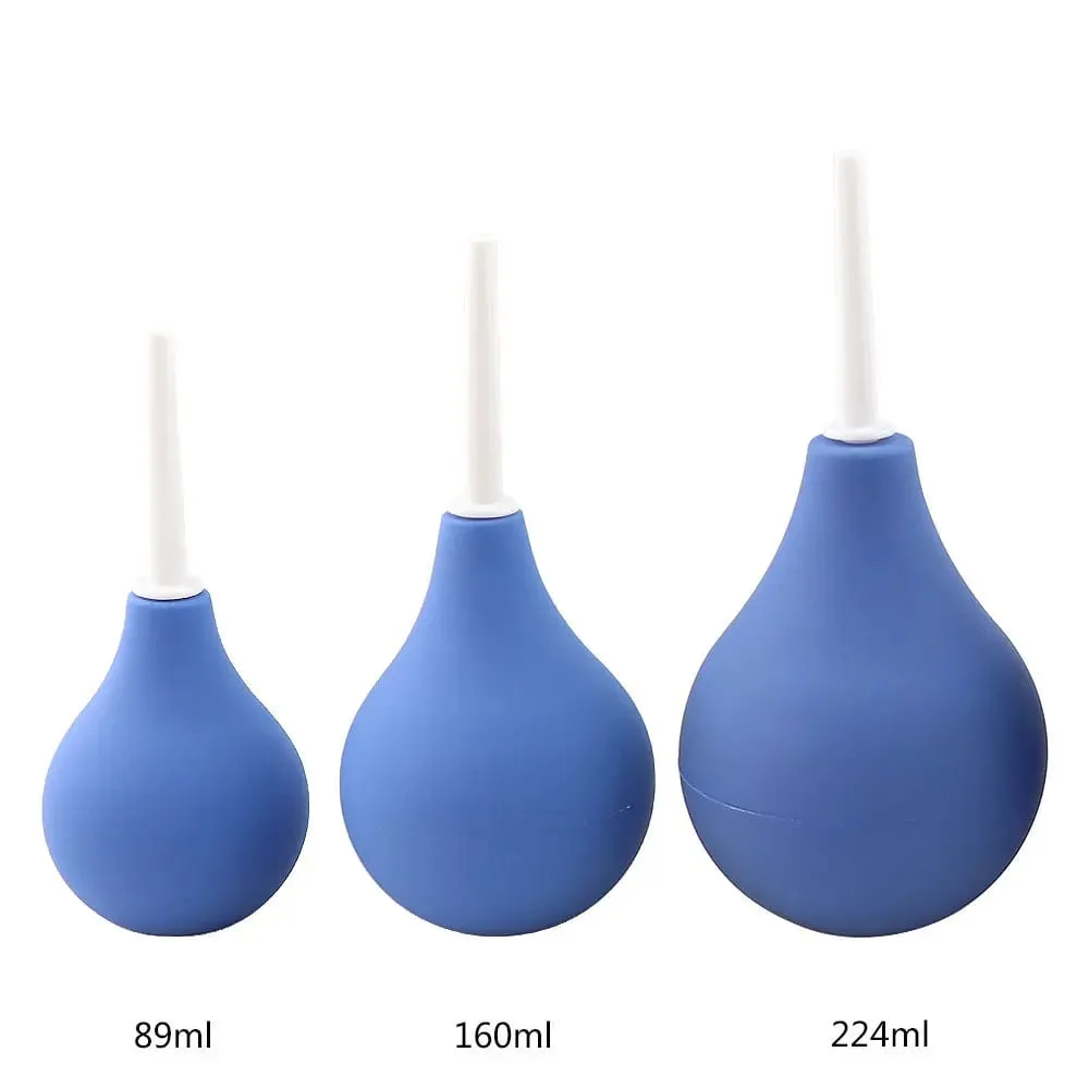 Enema Cleaning Container Vagina Anal Cleaner Douche Bulb Design Medical Rubber Health Hygiene Tool Sex Toys For Woman/Man — image 2