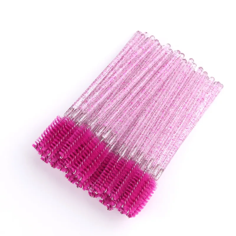 50pcs Disposable Eyelash Brushes Extension Crystal Eyebrow Brush Mascara Wand Eye Lashes Cosmetic Tool Set Makeup Beauty — image 17