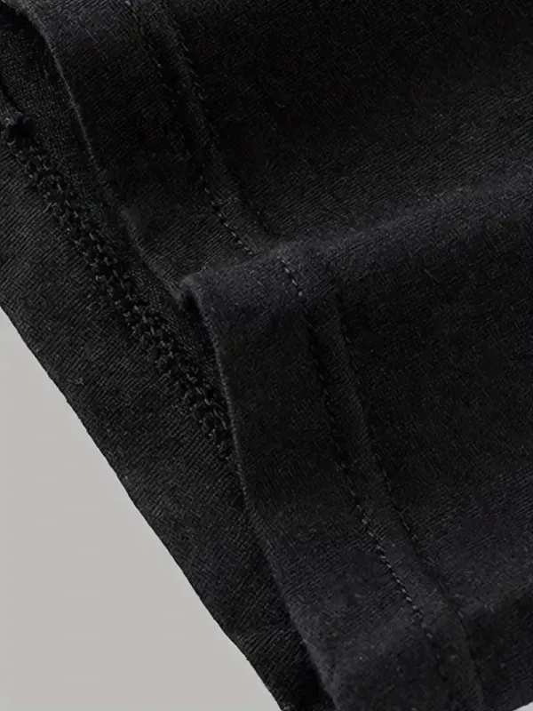 10PCS Men's Underwear Black Color Men Underpant High Stretch Boxer Shorts Sexy Men Panties Plus Size L-4XL Breathable Men Boxer — image 11