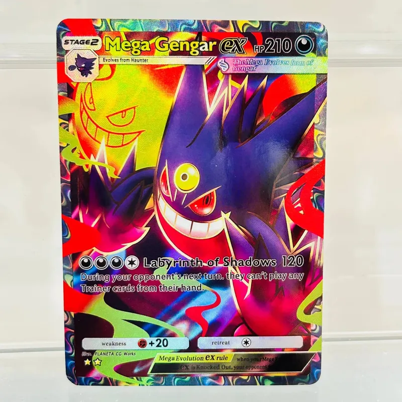 Mimikyu πρώην αγγλική έκδοση Συλλεκτική υφή DIY Foil Texture Nice Condition Premium Anime Collection Cards