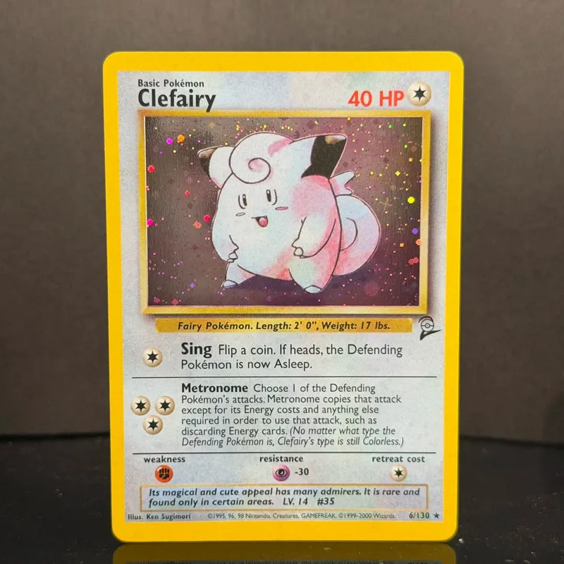 Pocket 2000 Base Set 2 OG Nostalgia Συλλεκτικό Hitmonchan Scyther Clefable Pidgeot Mewtwo Traditional Holo Proxy — image 12