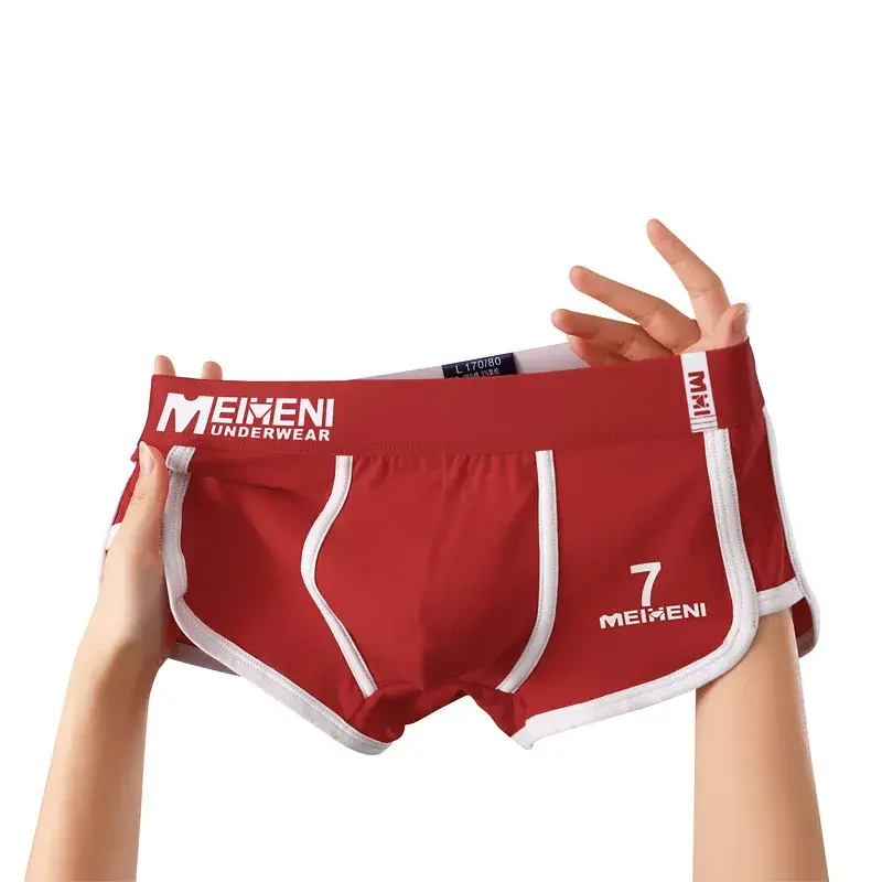Nam Thân Fashoin Co Giãn Mũi Tên Quần Short U Lồi Túi Breathbale Quần Lót Calzoncillo Hombre Quần Lót 3D Đáy Quần Boxer
