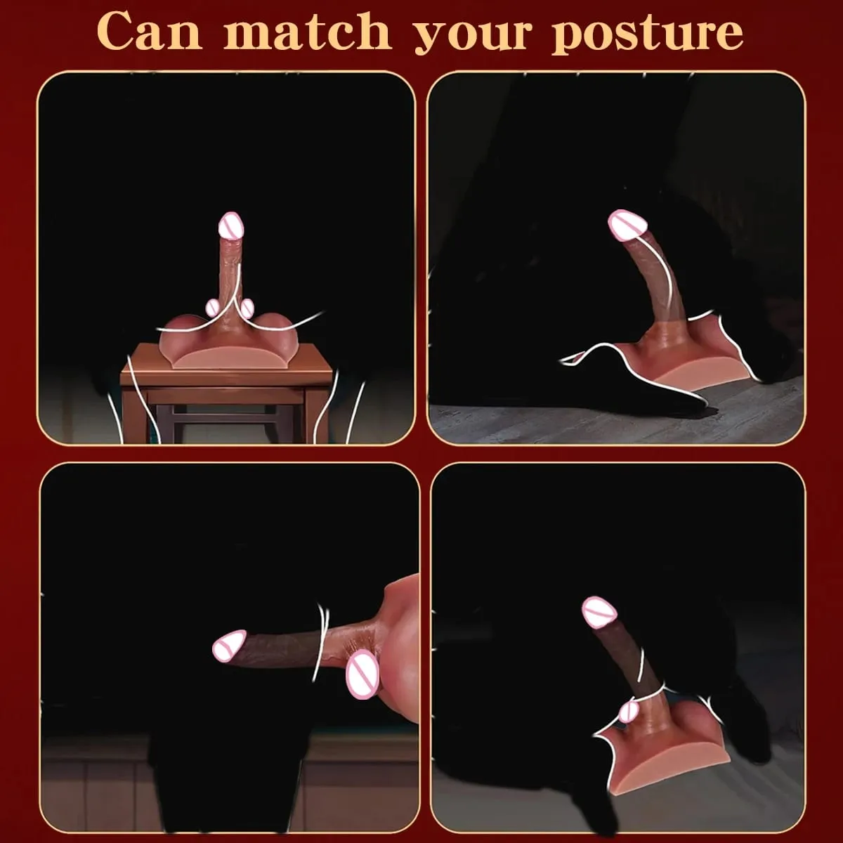 Realistic Dick Huge Big Fake Penis With Flexible Artifical Large Chassis Dildo Female Vagina Anal Masturbation Lesbain Sex Toy — image 5