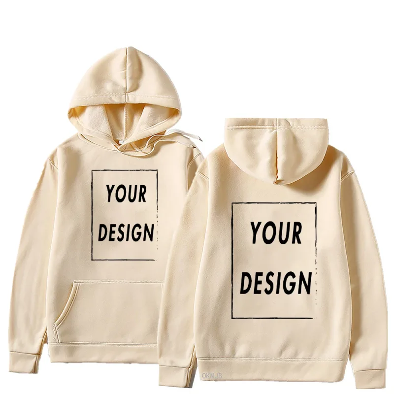 Il tuo logo/immagine del marchio di design personalizzato personalizzato ovunque uomo donna felpa con cappuccio fai da te felpa con cappuccio casual moda nuova — image 7