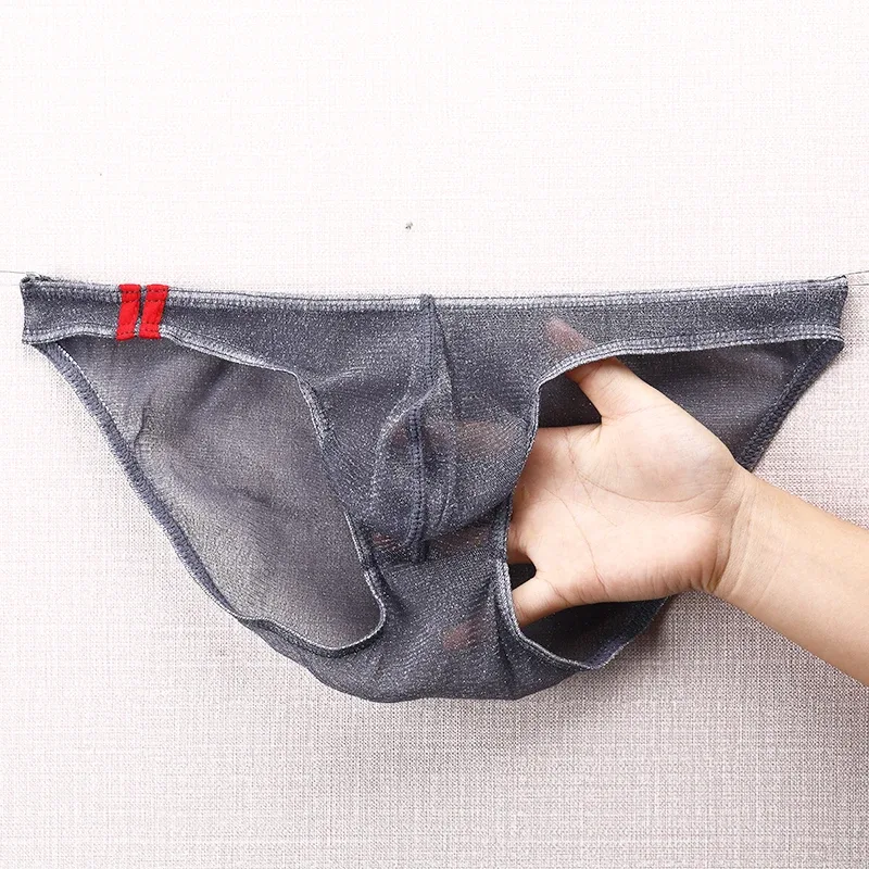 Herren-Unterwäsche-Slips, ultradünn, atmungsaktives Mesh-Höschen mit niedrigem Bund — image 16