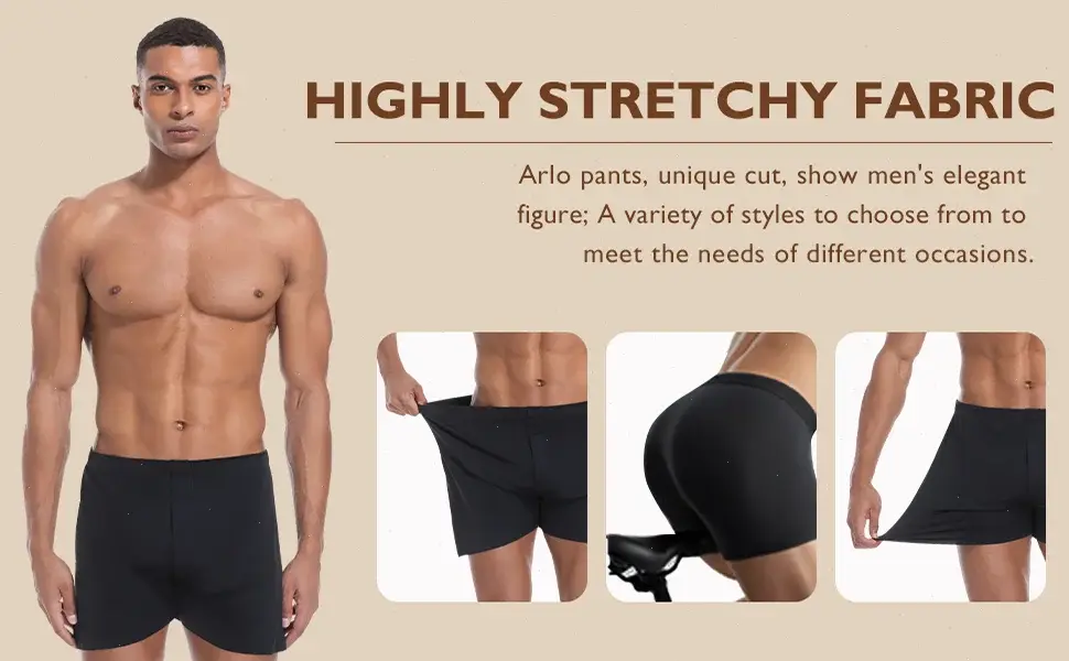 Men's Ice Silk Boxers Shorts Large Size Underwear Man Mid Waist Loose Arrow Pants Boy Home Pajamas Underpants Breathable Panties — image 5