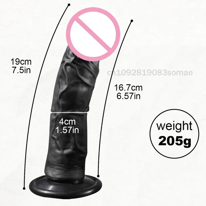 Realistic Dildo for Women Silicone Beginner G-spot Anal Stimulation Dildo with Strong Suction Cup for Adult Sex Toy Masturbator