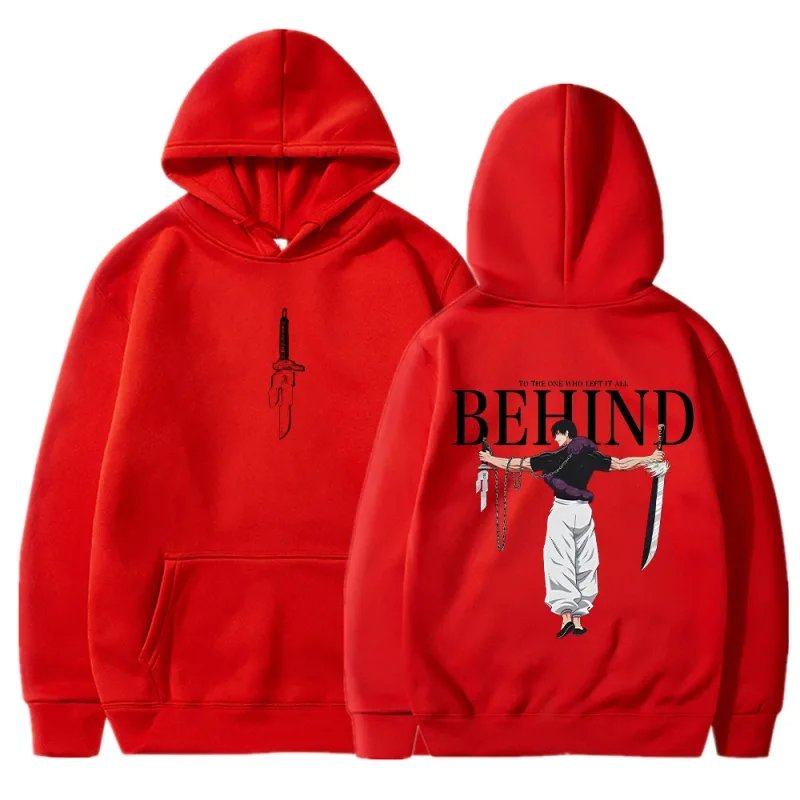 Jujutsu Kaisen Anime Hoodies Men Women Fushiguro Toji Manga Hooded Pullover Gothic Sweatshirts Hip Hop Streetwear Men's Clothing — image 2