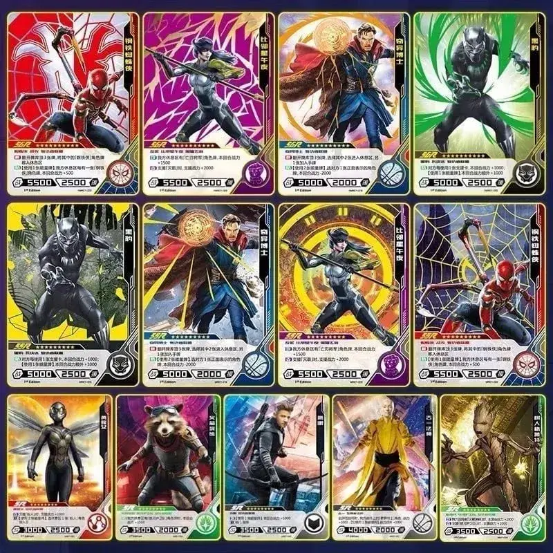 Tunay na Card Heroes Duel Card Competitive Version Iron Man Thor Captain CR America Collection Card Mga Laruan — image 6
