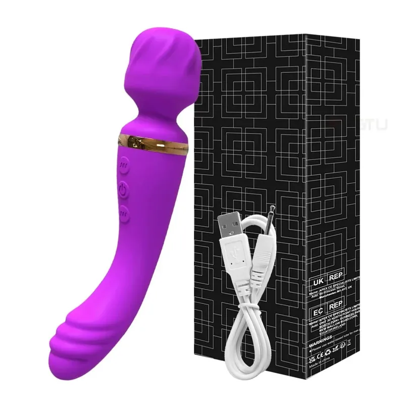 Ισχυρός δονητής AV για γυναίκες Θηλή G spot Clitoris Stimulator Magic-Wand Dildo Γυναικείο Αυνανισμός Παιχνίδια σεξ ενηλίκων Γρήγορος οργασμός