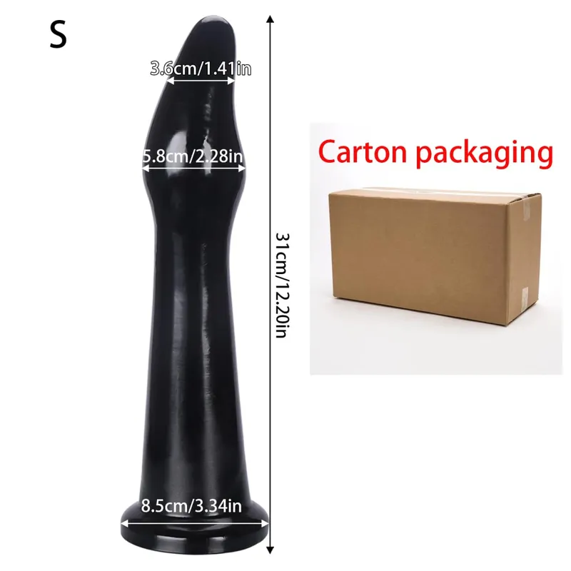4 Μεγεθών Long Anal Plug Big Anal Dialator Dildo Huge Long Large XL Πρωκτικό βύσμα Εκπαίδευση Expansion Butt Plug Παιχνίδια σεξ για γυναίκες ομοφυλόφιλοι
