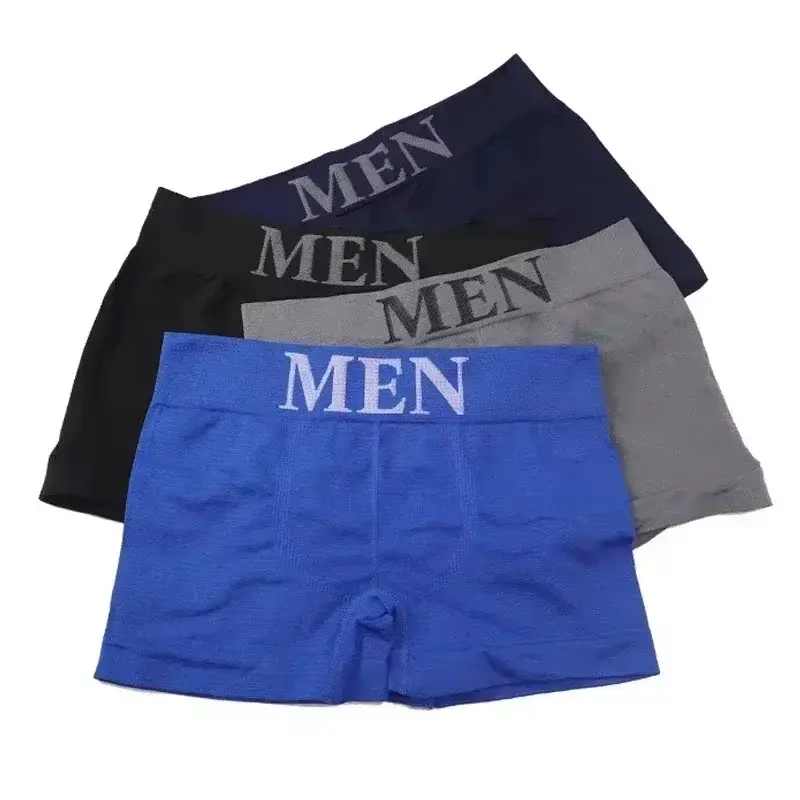 Bộ 5 Quần Sịp Boxer Nam Đàn Hồi Cao Thoáng Khí Quần Lót Cotton Mềm Mại Co Giãn Quần Short Màu Trơn Thoải Mái Quần Lót 3256812862724852 — image 6