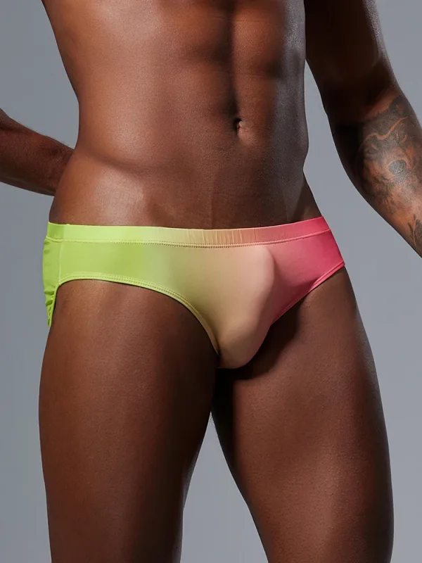 Men's triangular underwear with ice silk thin design, fast drying, high elasticity, low waist, sexy, slim fit, youth fashion — image 18