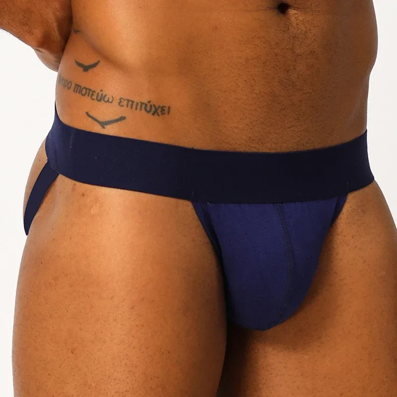 Mens Underwear Cotton Sexy Briefs Jockstrap Pouch Cuecas Man Sissy Panties Gay Thongs Male Underpants Slip Srting Underwear