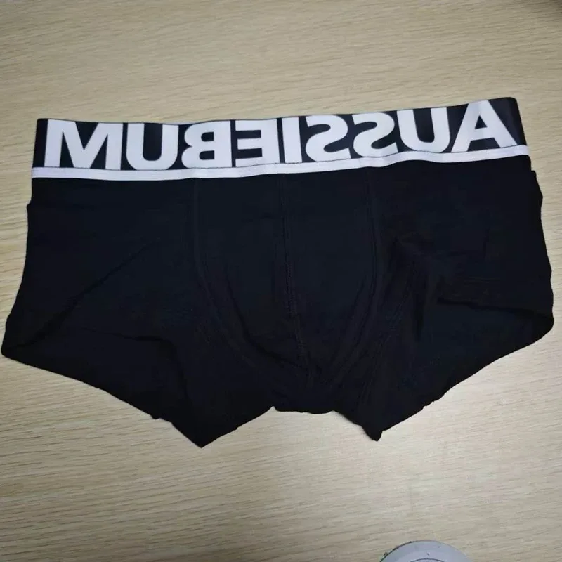 2026 Fashion Men's Cross-border Europe, America, Simple Fashion Men's Classic briefs Cotton Sweat-absorbing AUM-360