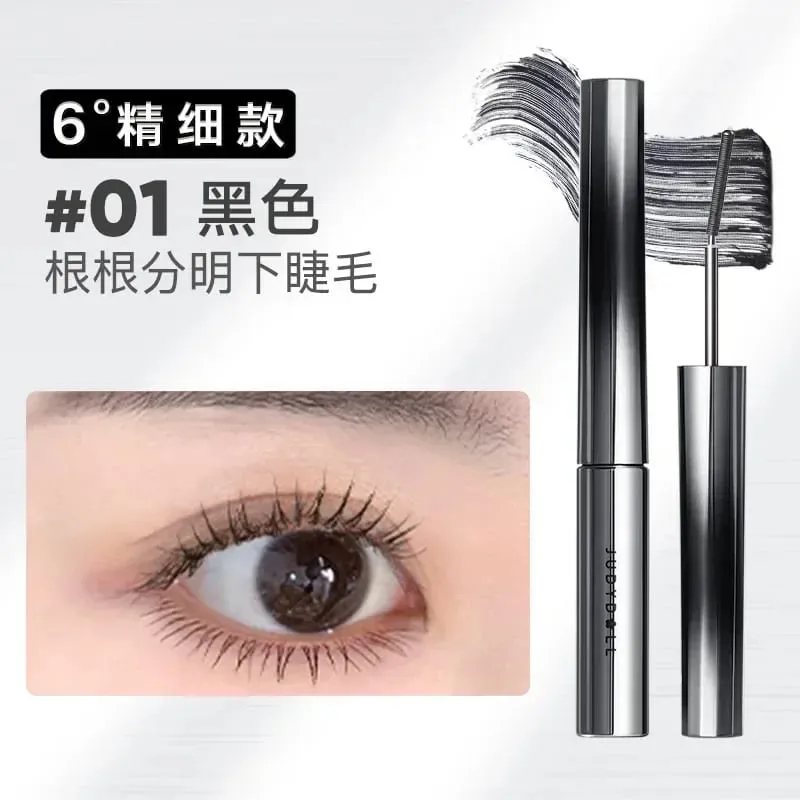 Judydoll Steel Tube Mascara Waterproof Slender Non-smudge Brown Curly Metal Small Silver Tube Mascara