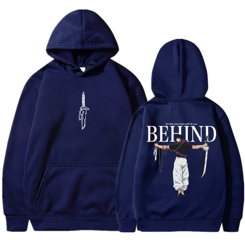 Jujutsu Kaisen Anime Hoodies Men Women Fushiguro Toji Manga Hooded Pullover Gothic Sweatshirts Hip Hop Streetwear Men's Clothing — image 8