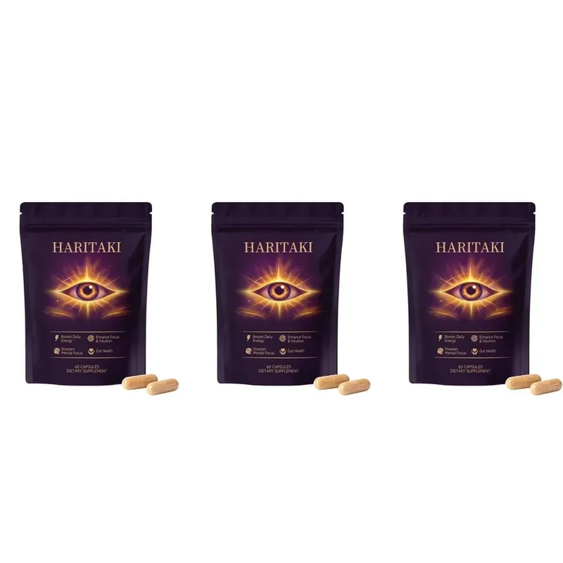 תוסף האריטאקי 3rd Eye 500mg תומך באיזון עיכול בריאות מעיים סילוק קבוע יומי הגנה נוגדת חמצון 60 Ct