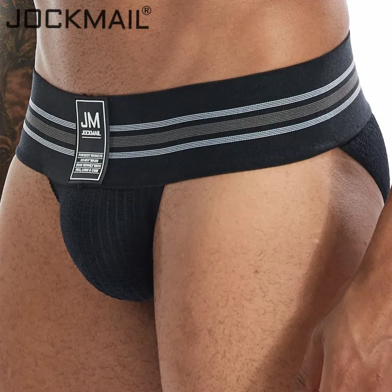 JOCKMAILcuecas De Algodao Masculina Super Wide Waist, Tide High Fork Briefs, High Elasticity Fitness Breathable Men Underground