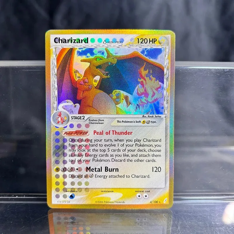 כרטיסי PKM הולוגרפיים בודדים Charizard EX Pikachu מהדורה 1 Neo Mewtwo PTCG כרטיסי פרוקסי אוסף כרטיסי קרב מתנות צעצועים — image 23