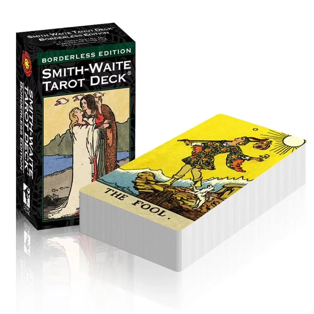Κλασική κάρτα ταρώ Smith Waite χωρίς περιθώρια ρετρό πρωτότυπο στυλ τέχνης επιτραπέζιο παιχνίδι Mind Exploration Divination Card