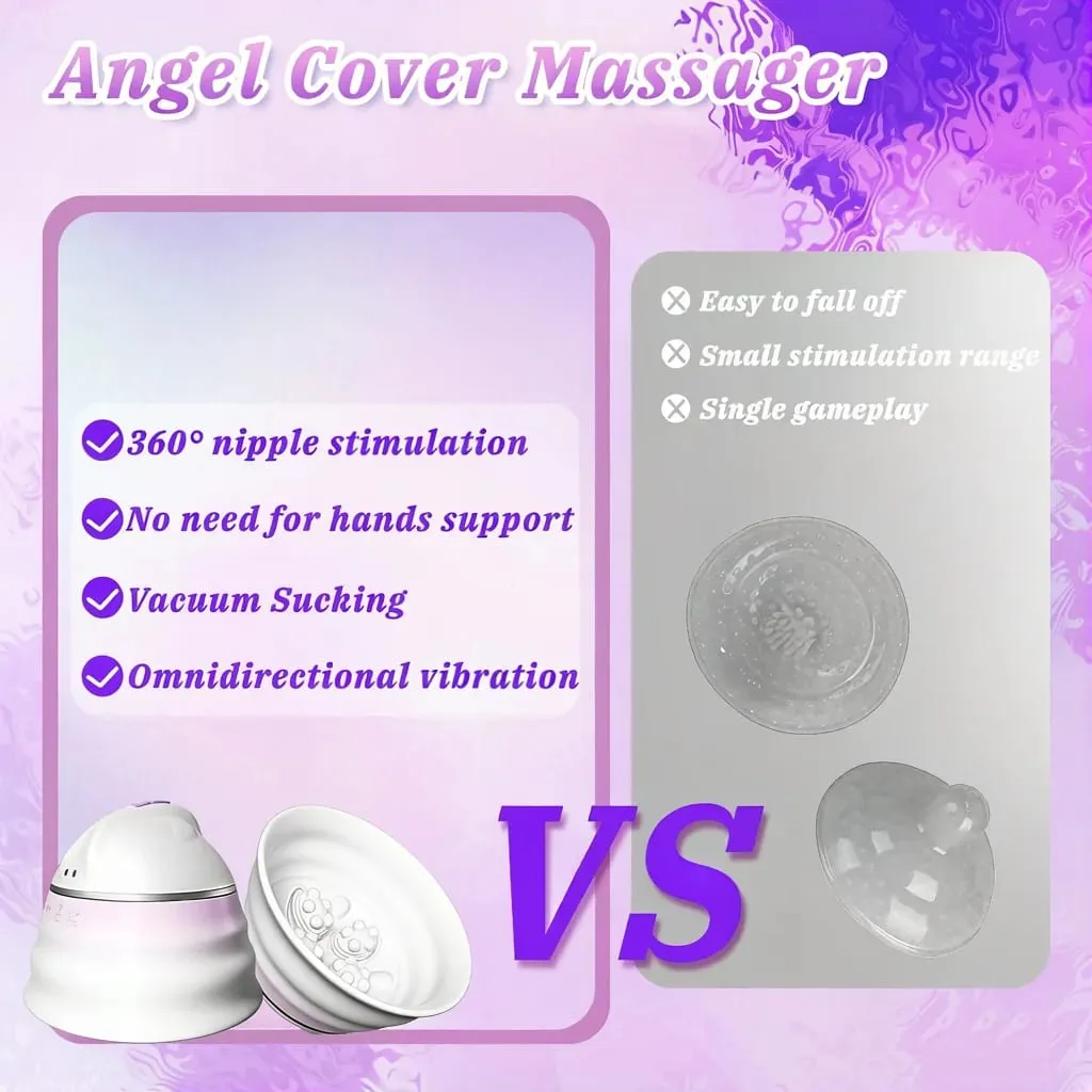 Wearable Breast Massager Remote Control Breast Pump Vibrator 5 Sucking 10 Vibration Modes Nipple Stimulation Sex Toys For Women