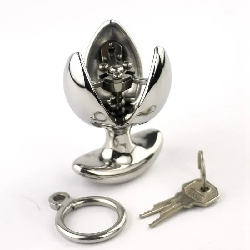 Stainless Steel Anal Lock Openable Anal Plug Dilator Heavy Anus Beads Lock Sex Toys For Men Woman Adult Gay Anal Beads But Plug