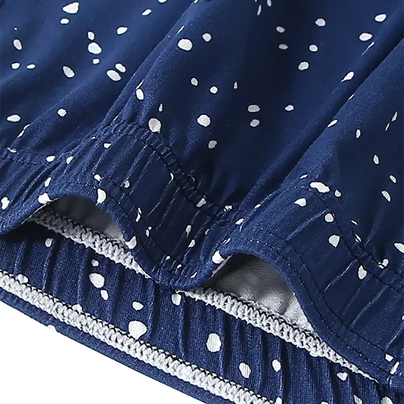 5PCS New Style Men Panties Men's Polka Dot Aro Pants with Flat Corners Soft Skin Friendly Fat Pants Breathable Men Underwear — image 12