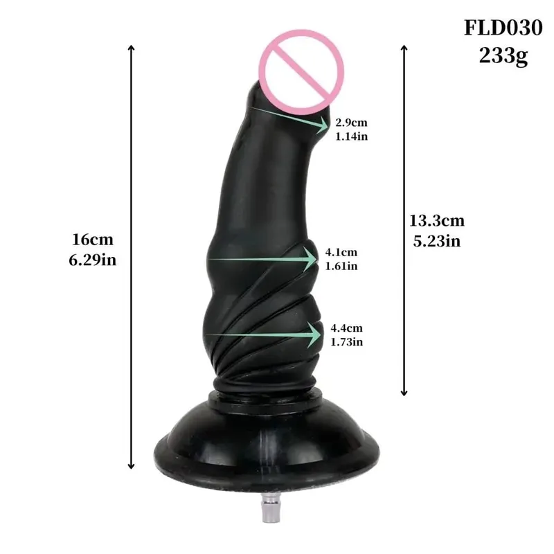 Szexgép Nagy fekete Műpénisz Quick Connector maszturbációs Vibrátor Valósághű műpénisz nőknek Tartozékok Szexjáték felnőtteknek