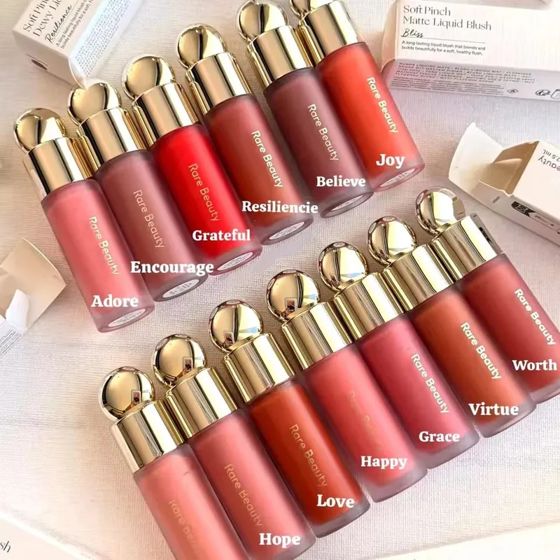 Rare Beauty Serene Gentle Mellow Solac Liquid Bronzer Shade Face Contour Ομαλό ανταύγειες Καθρέφτης διάρκειας φυσικής σκιάς μακιγιάζ — image 4