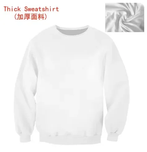 Sweat à capuche 3D personnalisé, impression complète, créer un Design Photo/vous voulez un motif personnalisé, sweat-shirt à fermeture éclair, surdimensionné, DIY bricolage — image 16