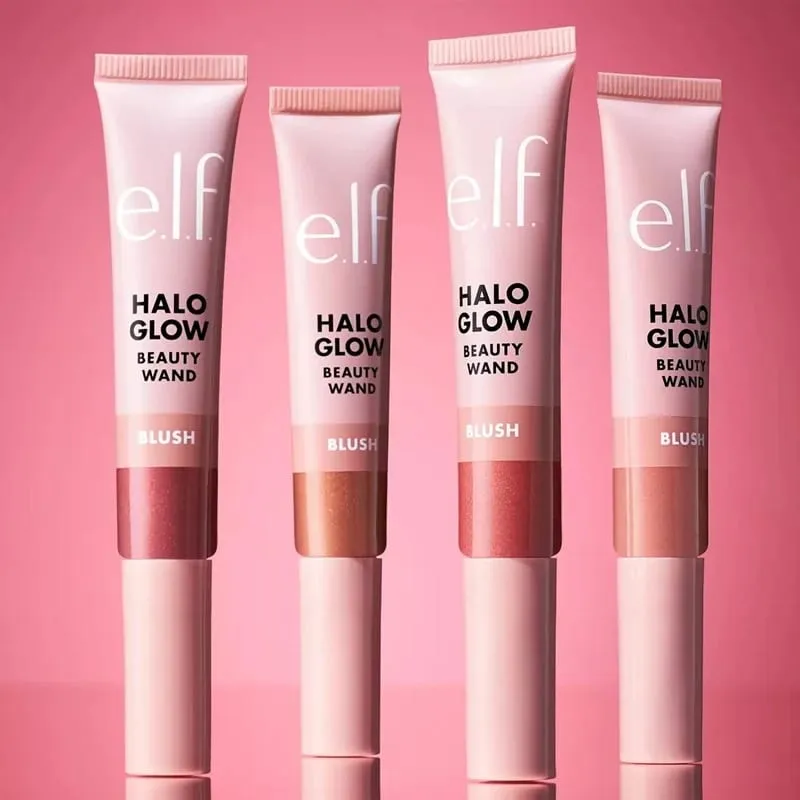 Elf Candlelit BlushLiquid Contouring and Shading Stick για φυσικό τρισδιάστατο Lip Balm Fine Glitter Lip Gloss Lipstick