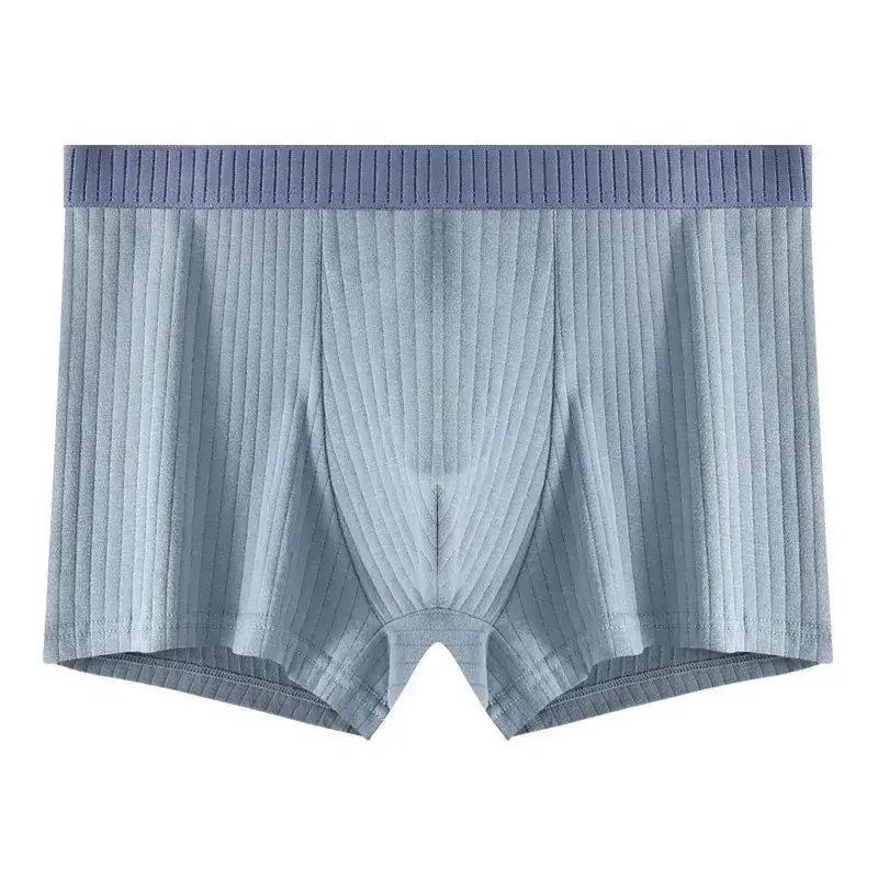 1/4 Stuks Herenondergoed Heren Puur Katoen Vierhoekshorts Alle Katoenen Antibacteriële Kruis Tiener Platte Hoekondergoed — image 19