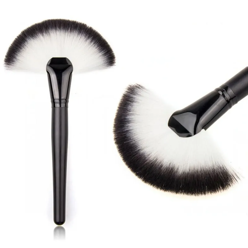 1 Buah Kuas Makeup Kipas Besar Bedak Wajah Foundation Perona Pipi Concealer Kuas Kabuki Alat Kosmetik Pincel Maquiagem