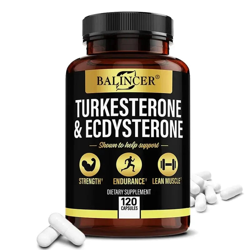 Turkeysterone and ecdysterone supplement - 1000 mg - Improves exercise endurance sports supplementation muscle mass