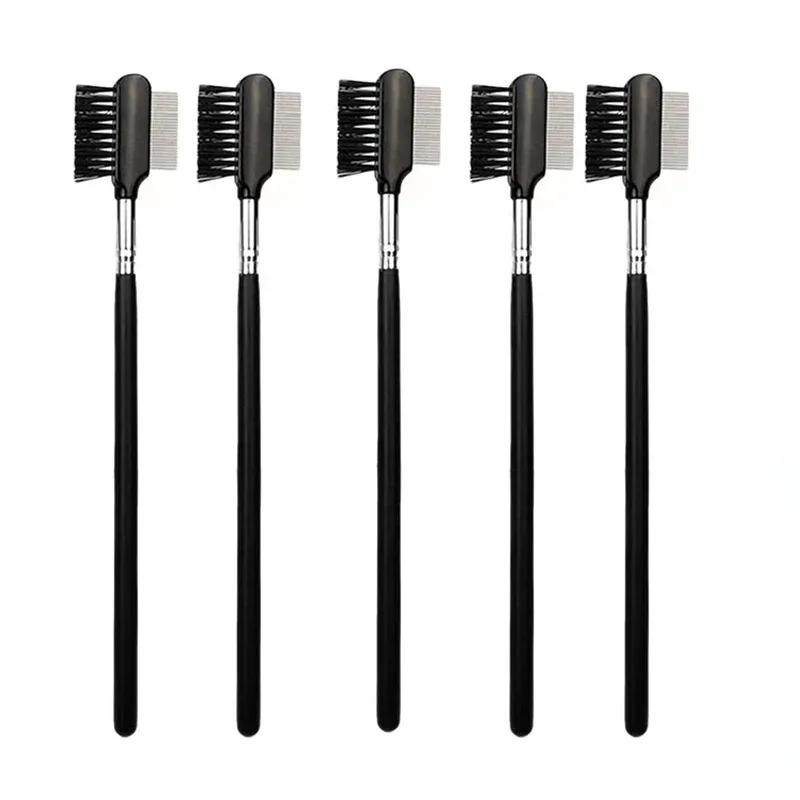 1pc Eye Brow Makeup Brush stainless steel Eyelash Comb Make Up Brushes Lashes 2 sides Grooming Beauty Cosmetic Tools multiple — image 14
