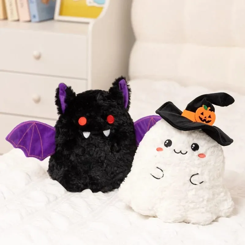 Νέο Creative Halloween Ghost Plushie Soft Toy Pumpkin House Μαξιλάρι βελούδινο Αστείο τρομακτικό διακοσμητικό μαξιλάρι για πάρτι για το σπίτι — image 5