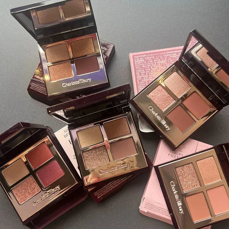 Μακιγιάζ μάρκας Charlotte Tilbury 4 χρωμάτων Δίσκος σκιάς ματιών 5,2 g Μαξιλάρι Talk Nature Easy To Color Foundation Καλλυντικά για σκιές ματιών