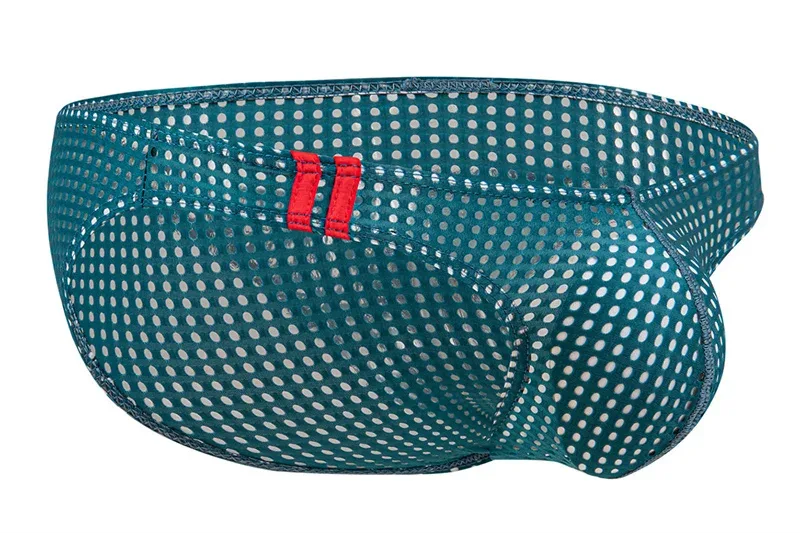 Calzoncillos para hombre, ropa interior con agujeros transpirables de verano, ropa interior convexa en U, ropa interior fina de cintura baja para hombre, Calzoncillos antideslizantes