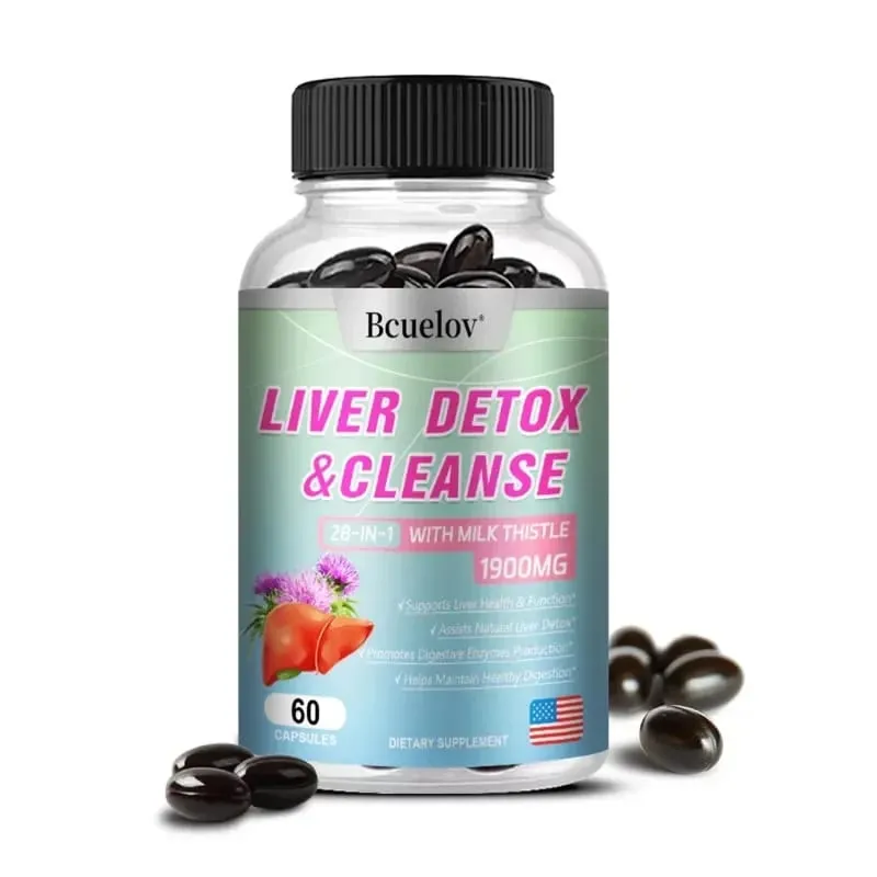 Liver Purification Detoxification and Repair Capsules - Improve Indigestion and Promote The Production of Digestive Enzymes