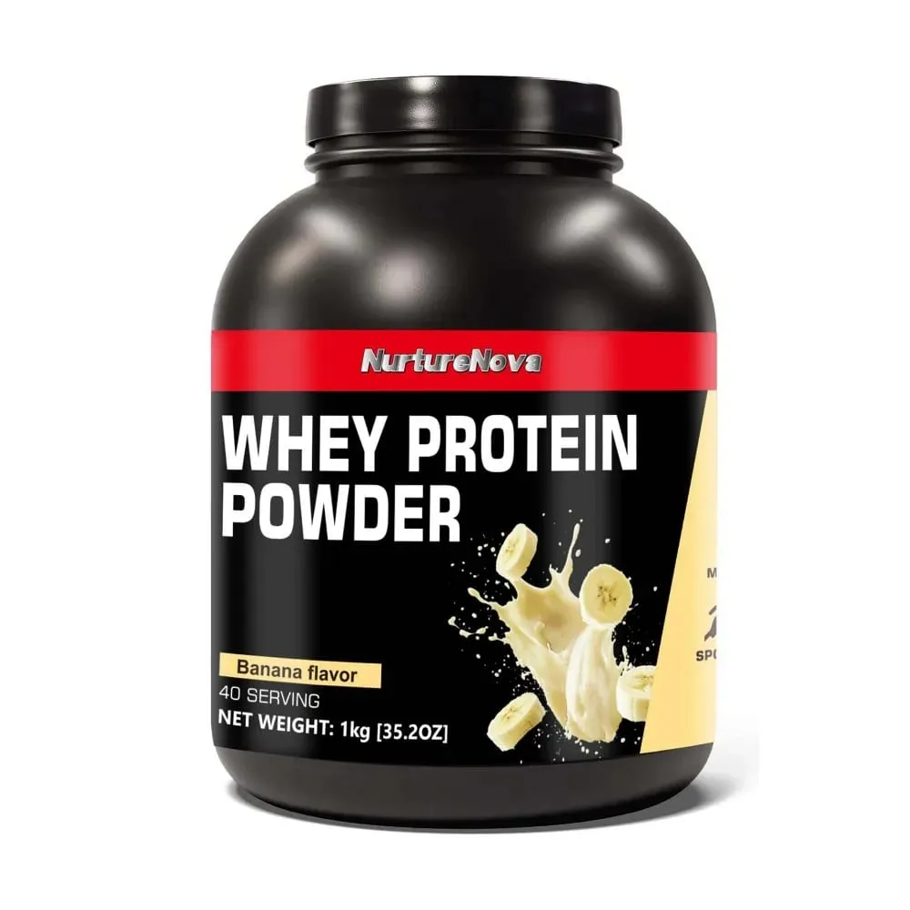 NurtureNova Whey Protein Powder 40 adag fehérje ital keverék felnőtteknek Chocolate Matcha eper ízű napi táplálkozás — image 5
