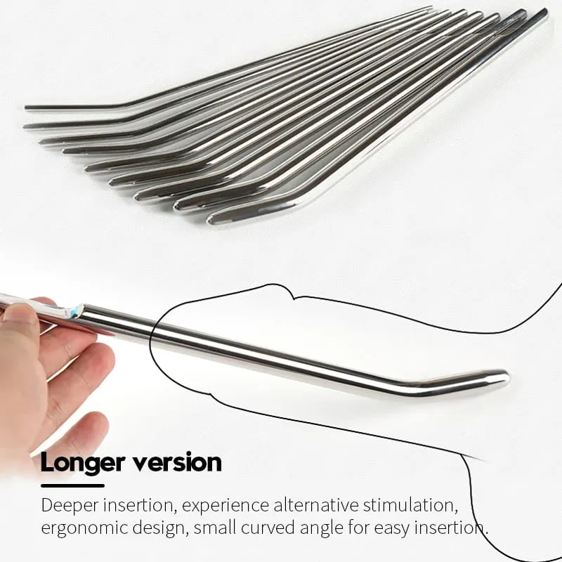 Adult Sex Toys For Men Penis Plug Stretching Male Private Goods Smooth Head Stainless Steel Catheters Urethral Sounds Dilators — image 2