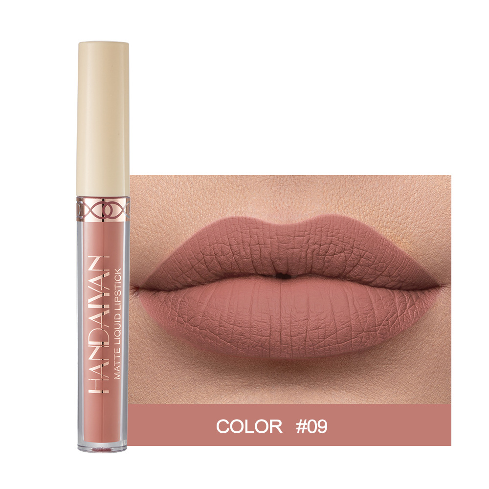 Αδιάβροχο Nude Matte Liquid Lipstick Αντικολλητικό Cup Lip Tint Μακιγιάζ Matte Red Lip Gloss Cosmetics Κραγιόν μακράς διαρκείας Make Up — image 11