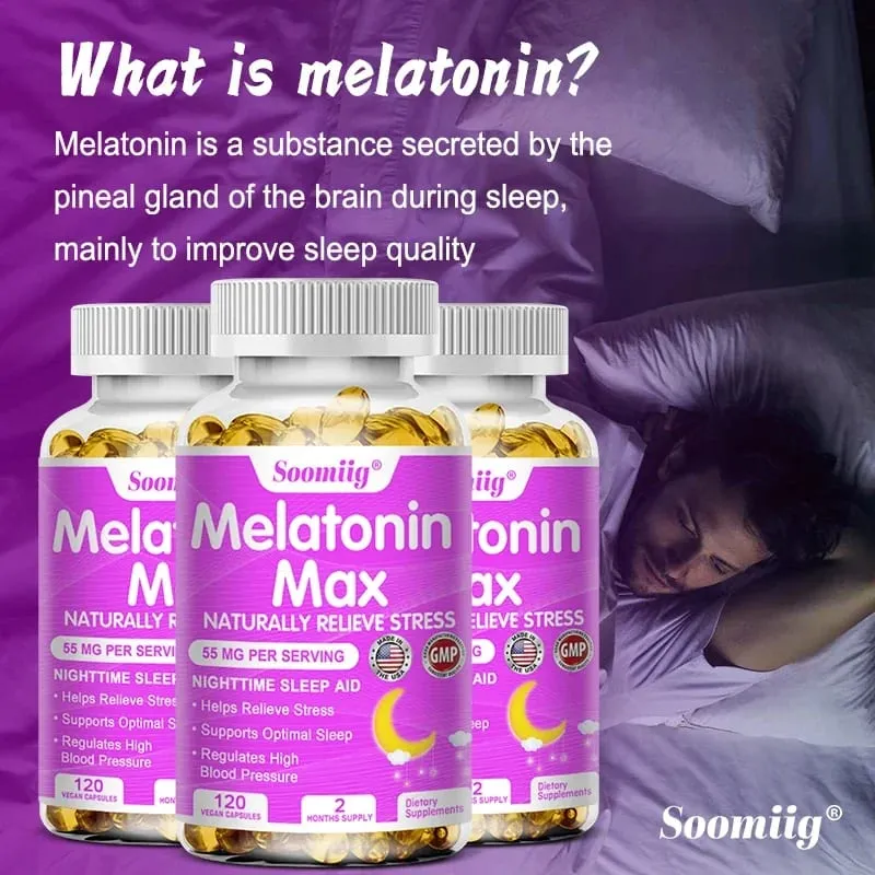 Melatonin – Étrend-kiegészítő az éjszakai alvás minőségének javítására és az álmatlanság csökkentésére Csökkenti az ébrenléti időt, erősíti az immunitást
