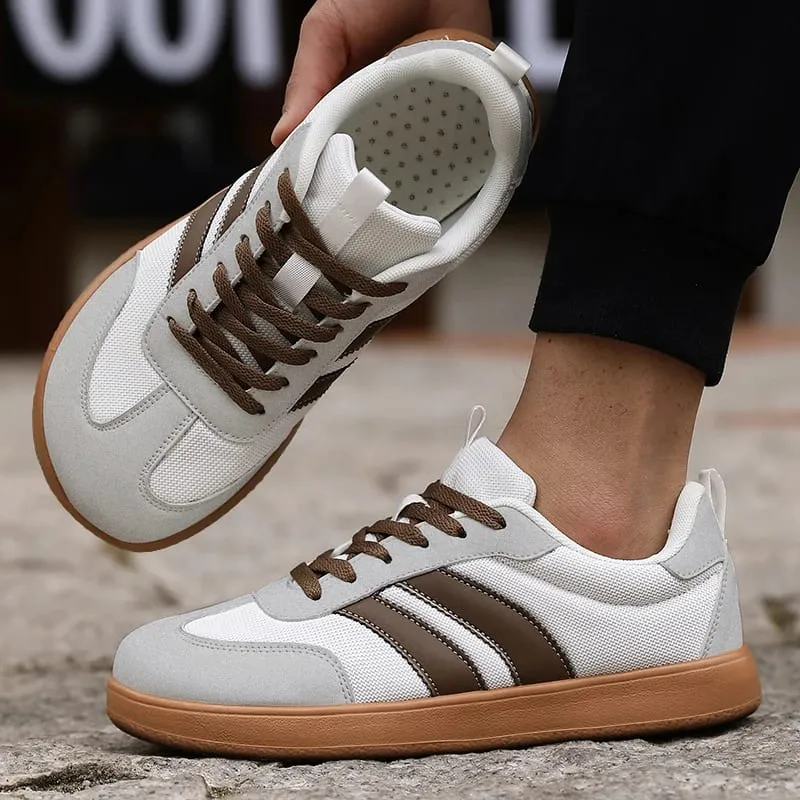 Men's Breathable Zero Drop Walking Shoes Fashion Casual Sneakers Non-Slip Running Shoes Back To School Training Shoes Unisex