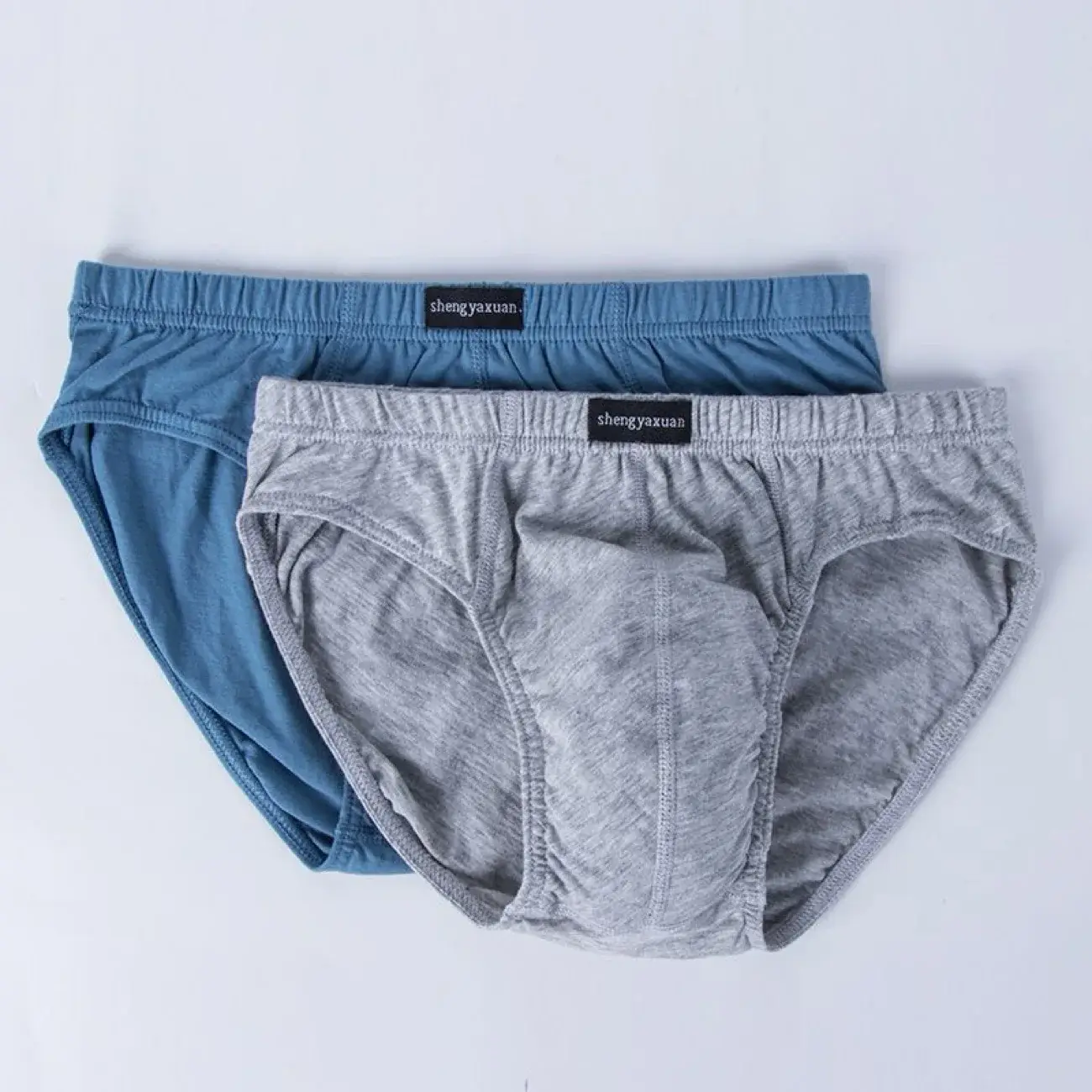5Pcs/Lot Cotton Underpants for Men Briefs Male Underwear Knickers Panties Pant Shorts Sexy Undies in Sizes XL to 6XL — image 4