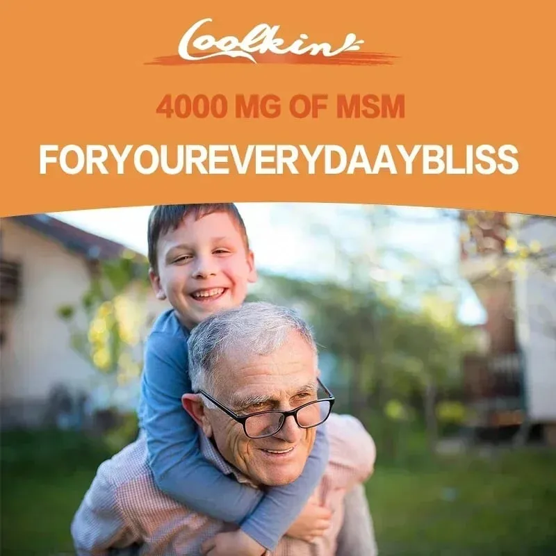 Glucosamine Chondroitin MSM with OptiMSM - Helps Maintain Healthy Joint Function and Mobility Protecting Cartilage Tissue