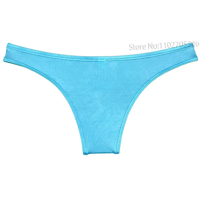 Silky Smooth Bikini Briefs Men's Enhance Pouch Micro Underwear Slip Sexy Beach Briefs Breathable Sissy Panties Pool — image 19