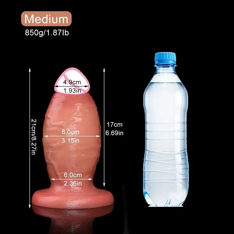 Thick Dildo For Anal Sex Toys 18+ Liquid Silicone Butt Plug Huge Anal Realistic Dildos Stout Plug Women Men Gay Masturbation