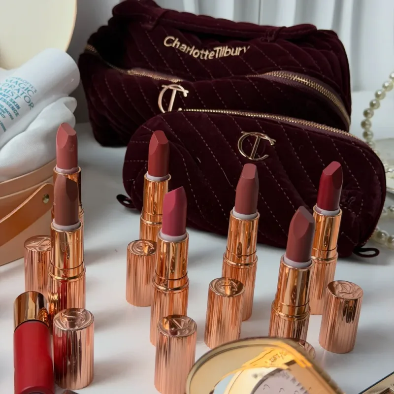 Charlotte Tilbury New Pillow Talk Big Lip Plumpgasm Lip Cheat Collagen Lip Bath CT Lipliner Makeup Lipstick Moisturize Lip Gloss — image 7